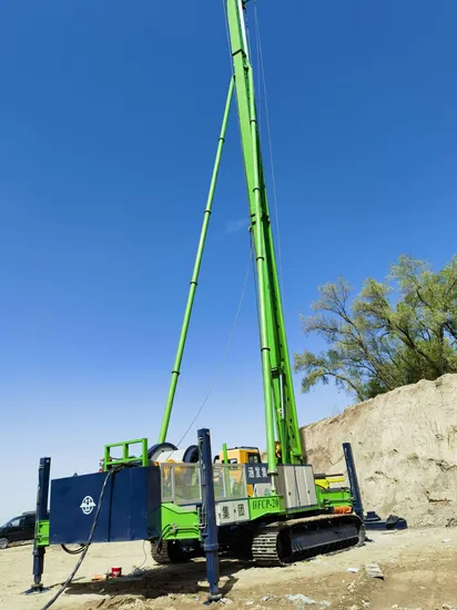 Support en ligne 14266*3000*3680, équipement d'installation de garde-corps de maintenance sur le terrain, pilote de pieux statique hydraulique